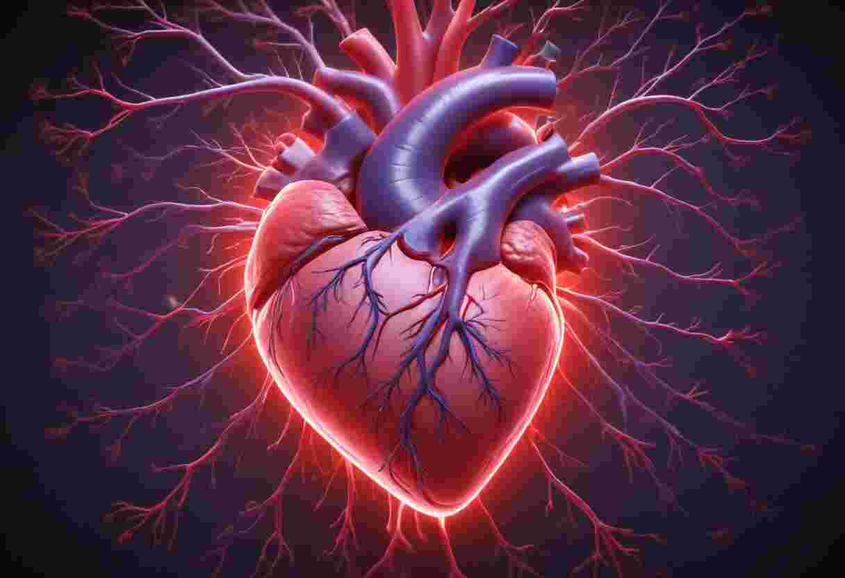 Illustration depicting the diagnosis and treatment of HFpEF, including the ICD-10 code I50.3